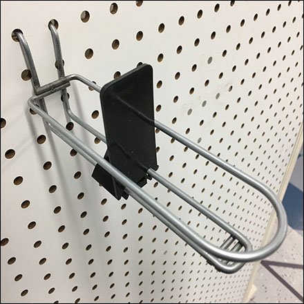 Auto-Feed Store Fixtures - Auto Feed Loop Hook Pegboard Tray