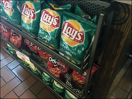 Cashwrap Knee-Wall Snack Rack 2