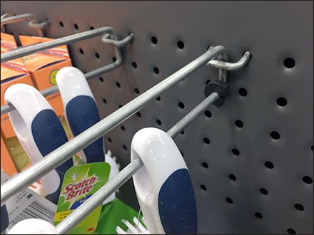 Dimpled Perforated Metal As Display Surface