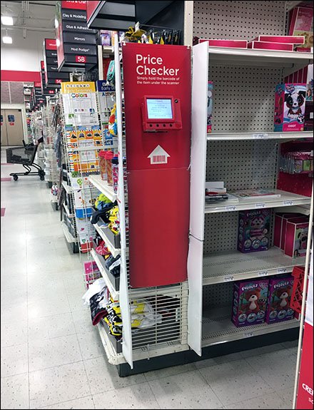 PowerWing Price Check Station at Michaels