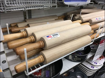 Pin-Stopped Rolling Pin Bakery Rack 2