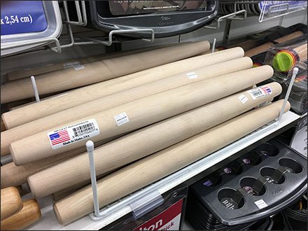 INDEX: Rolling Pin Merchandising Display