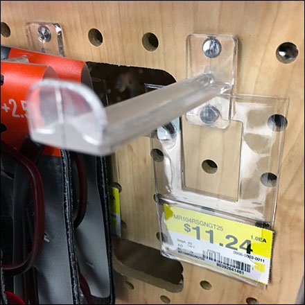 Single-Lug Hooks / One-Hole Pegboard Hooks
