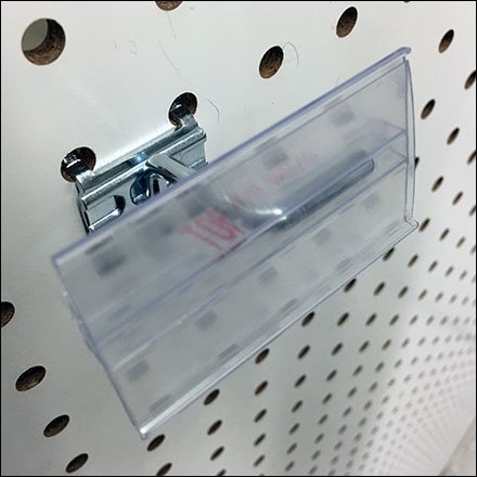 Right-Angle Wall Tag Label Holder