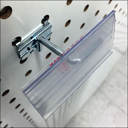 Right-Angle Wall Tag Extruded Label Holder Square1