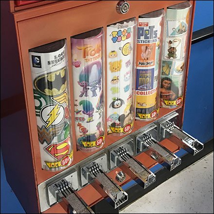 Walmart Tattoo Gumball Machine Feature