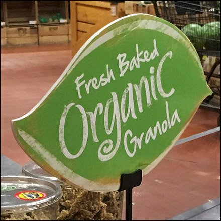 Organic Sign Strategy Carried to Table-Top