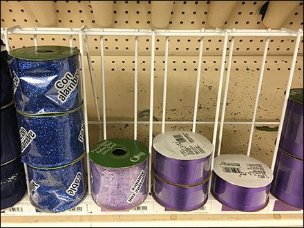 Ribbon Spool Rack Is Base Deck & Aisle Long
