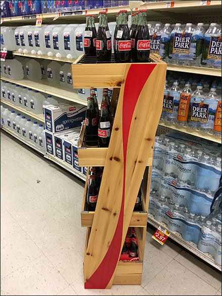 Coca Cola Coke Wood Wire Divided Rack 2