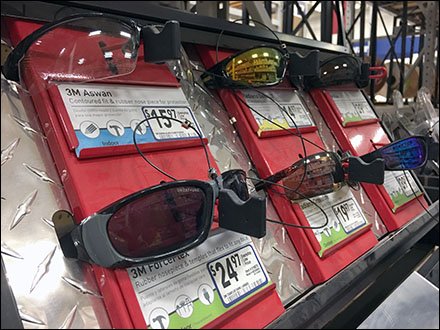 Diamond Plate Sunglass Display 2