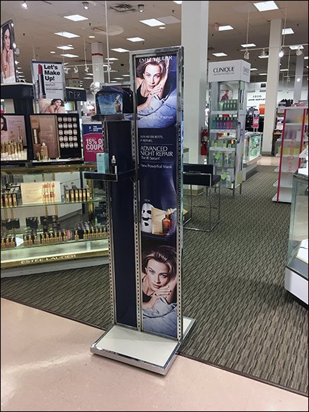 Estee Lauder Minimalist Night Repair Serum Beauty Mask Display