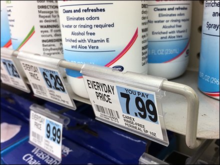 Flip-Front Label Holder For Shelf Edge 2