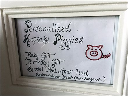 Keepsake Piggies Hand-lettered Framed Sign