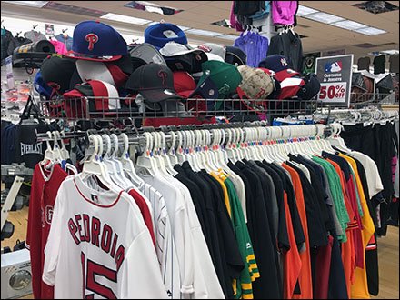 Rack-Top Rectangular Bin for Baseball Caps