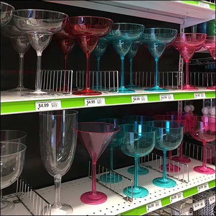 Plastic Party Glassware Fenced At Party City