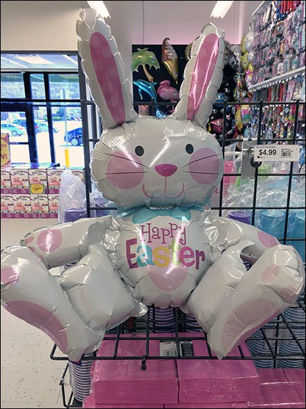 Happy Easter Bunny Inflatable At Party City