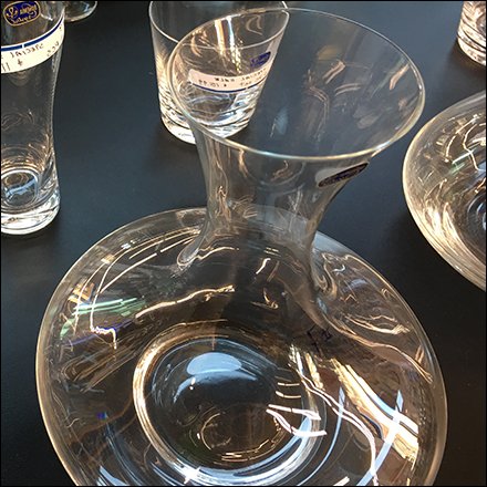 Bohemian Crystal Glassware Sales in Grocery