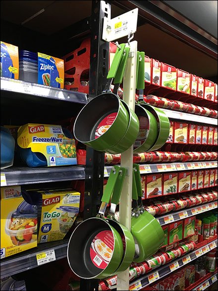 Cookware Strip Merchandiser Cross Sell