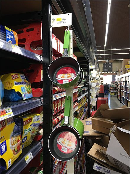 Cookware Strip Merchandiser Cross Sell