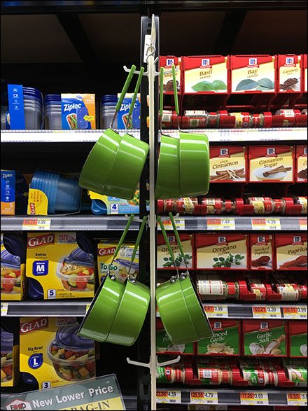 Cookware Strip Merchandiser Cross Sell