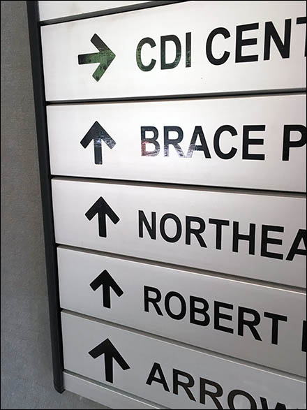 Elevator Directionals Use No Numbers