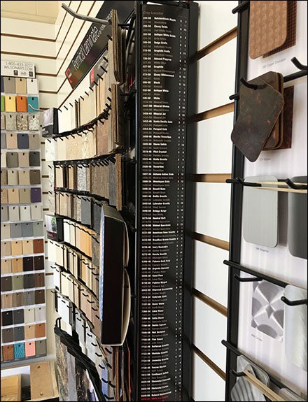 Formica Sample Board Chip Locator List