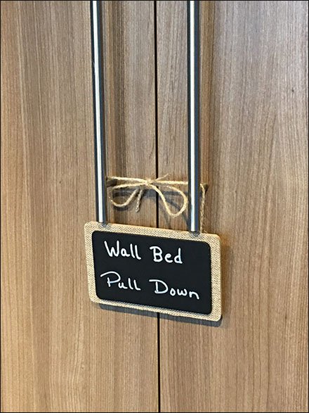 Hand-Tied Hand-Lettered Retail Warning