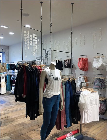 Free People Rod and Bar Ceiling Racks