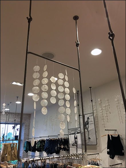 Free People Rod and Bar Ceiling Racks