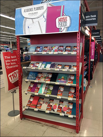 Back-To-School Endcap For Academic Planners