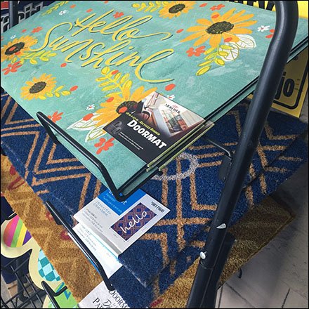 Declined Summer Welcome Mat Rack Feature