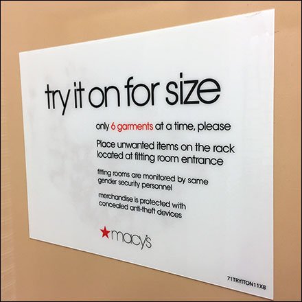 Fitting Room Try-It-On-For-Size Invitation