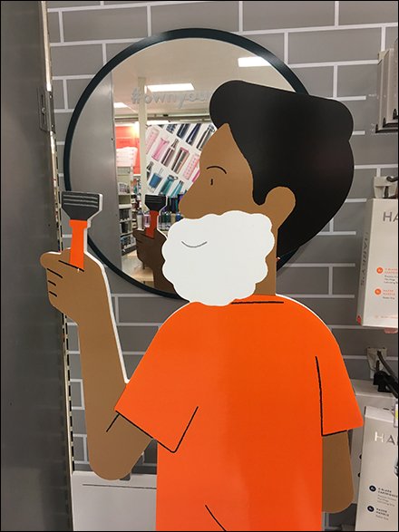 Harry's Razor Endcap Goes All Out