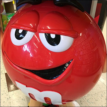 M&M's Mascot Red Character Display