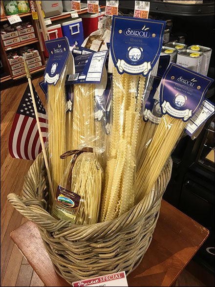 Patriotic Pasta Table-Top Merchandising