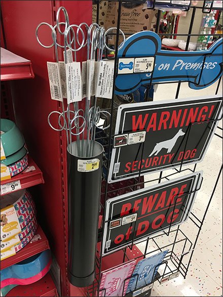 Pet Sign Open Wire PowerWing Outfitting