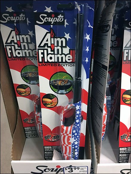Scripto Patriotic Limited Edition Lighter Display