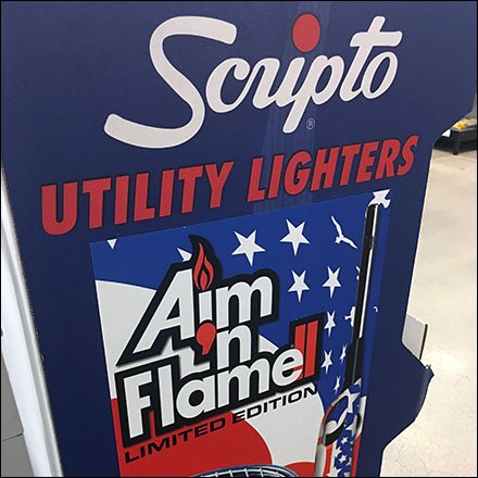 Scripto Patriotic Limited Edition Lighter Display