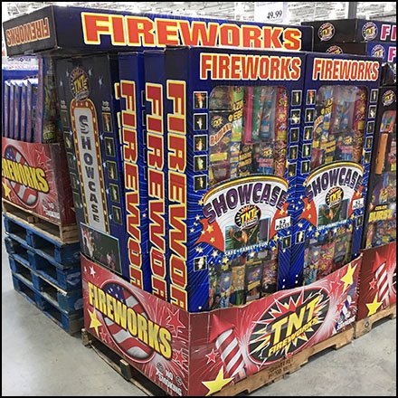Trailer-Load Fireworks Merchandising