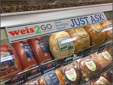Weis2Go Deli Case Cooler Promotions