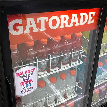 Gatorade Branded Cooler Doors