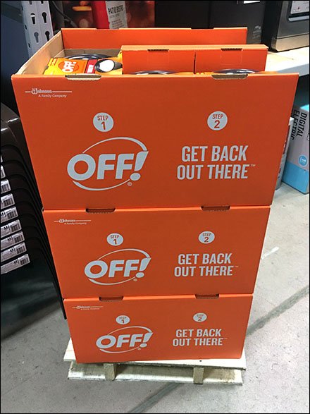 Triple-Wick Tabletop Branded Citronella Display