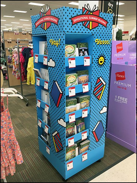 Sensational Summer Book Reading Floorstand Display