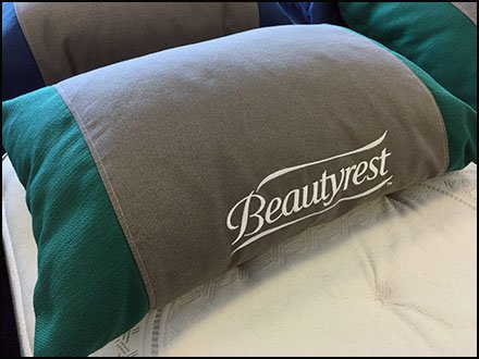 Color Coded Beautyrest Pillow Merchandising