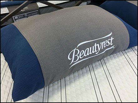 Color Coded Beautyrest Pillow Merchandising