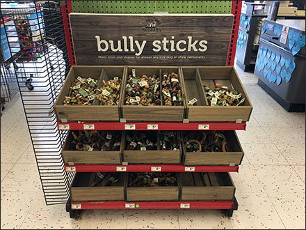 Pet Chew Half-Height Endcap Display