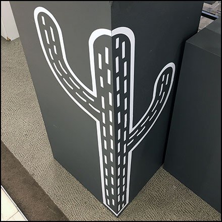 Cactus Branded Western Boot Display Feature