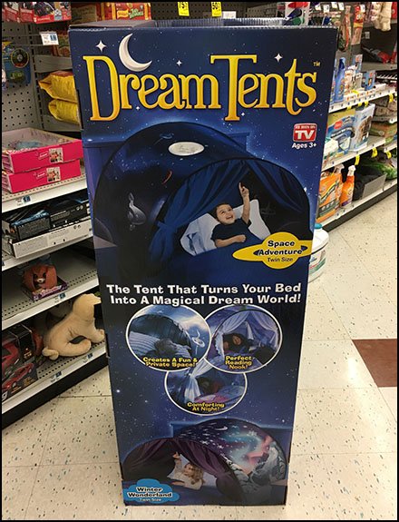 Dream Tents Freestanding In-Aisle Display