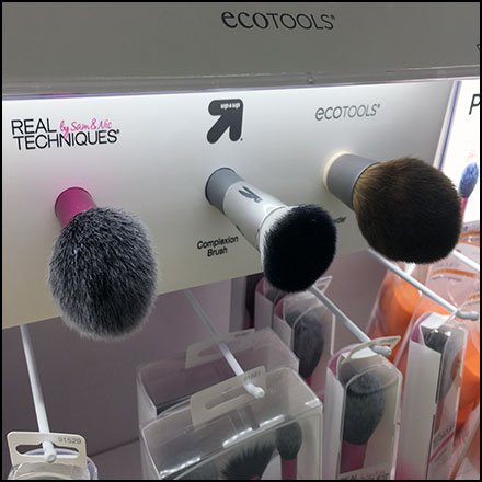 Cosmetics Brush Shelf-Edge Sampler By EcoTools