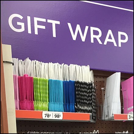 Hallmark Gift Bag Diagonal Display Gondola
